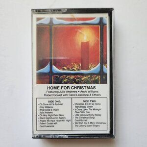 Home For Christmas Cassette Tape Featuring Julie Andrews & Andy Williams Total P